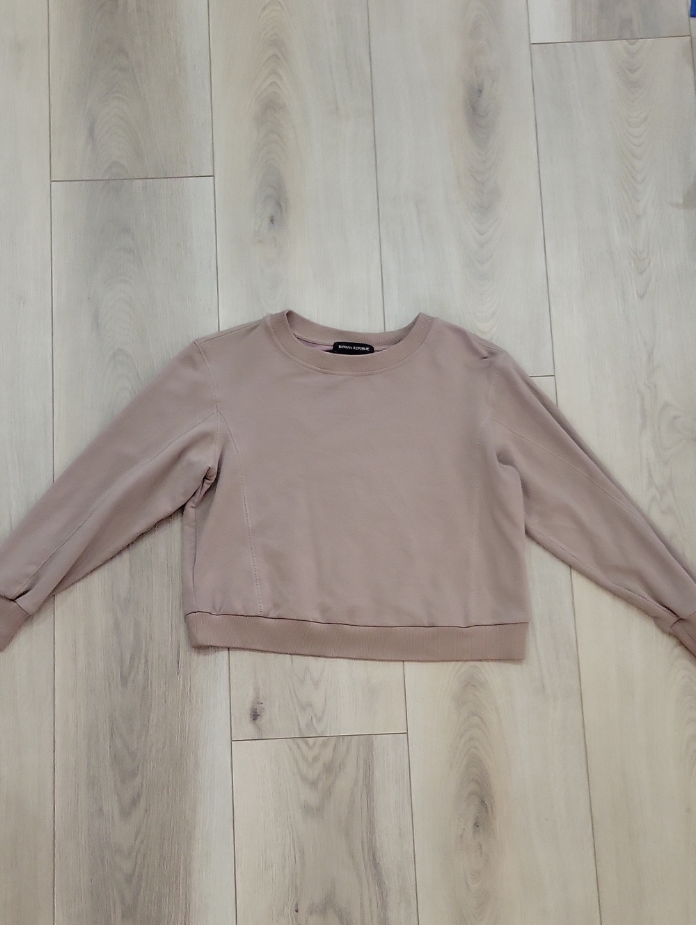 Banana Republic Dusty Pink Crewneck Sweatshirt